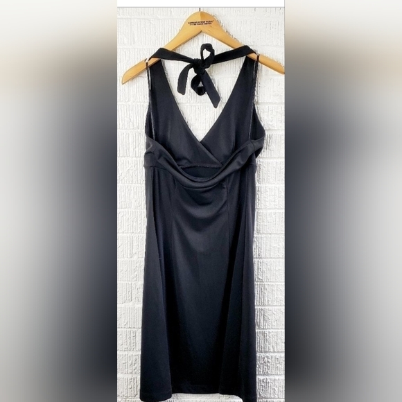 90s y2k Express halter dress, backless size 10 - Picture 2 of 7